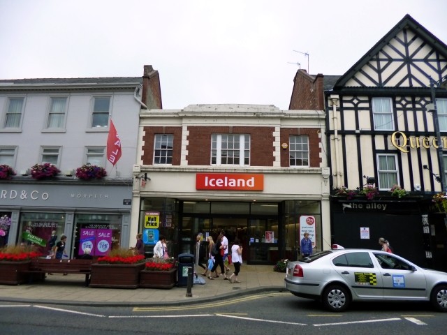 Former Woolworths (now Iceland), Morpeth (20 July 2013). Photograph by Graham Soult